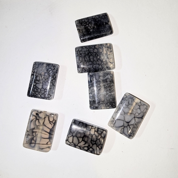 DRAGONS VEIN AGATE BEADS - Picture 3 of 3